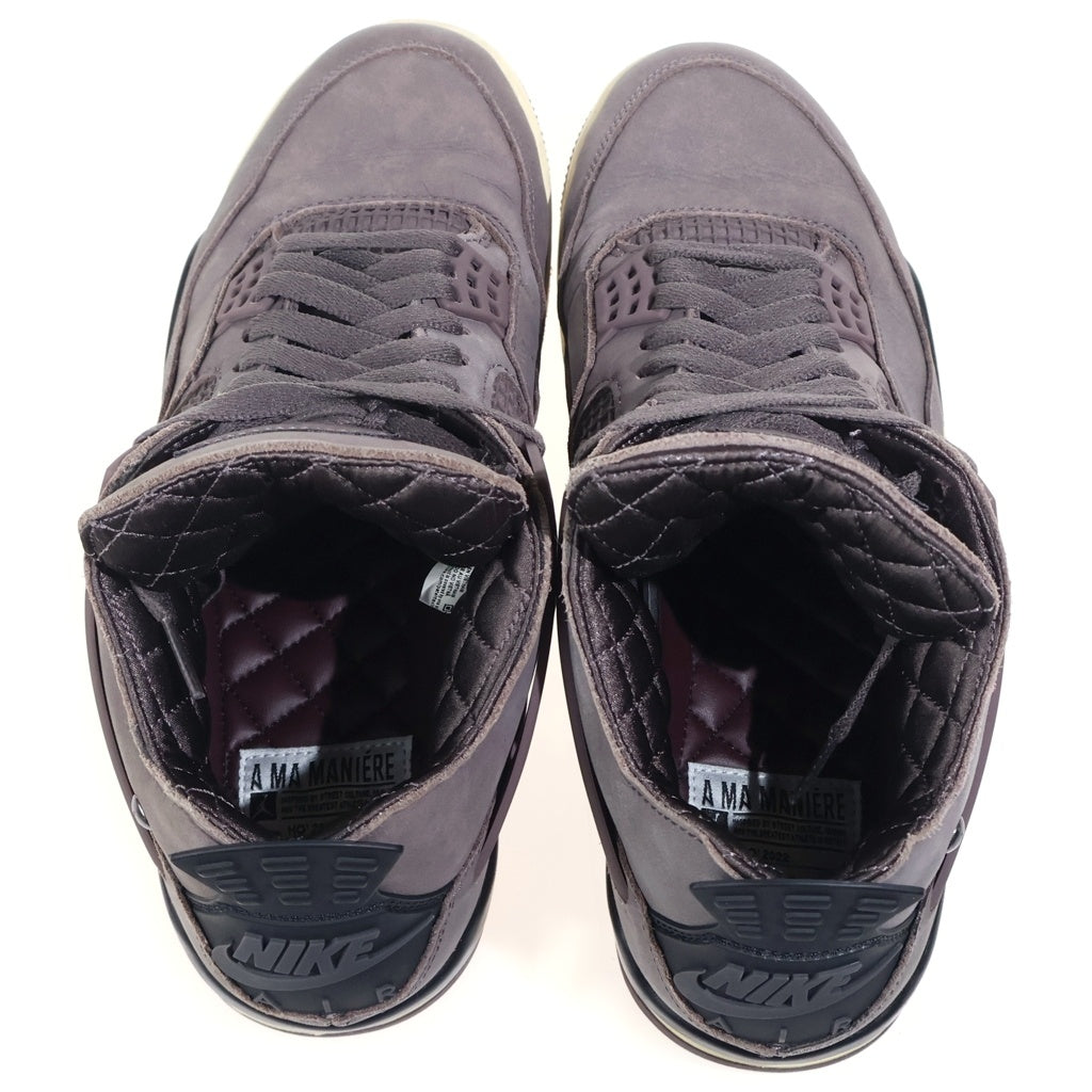 NIKE(ナイキ) ×A MA MANIERE AIR JORDAN 4 RETRO SP VIOLET ORE アママニエール エアジョーダン レトロ ハイカットスニーカー US9/27cm DV6773-220