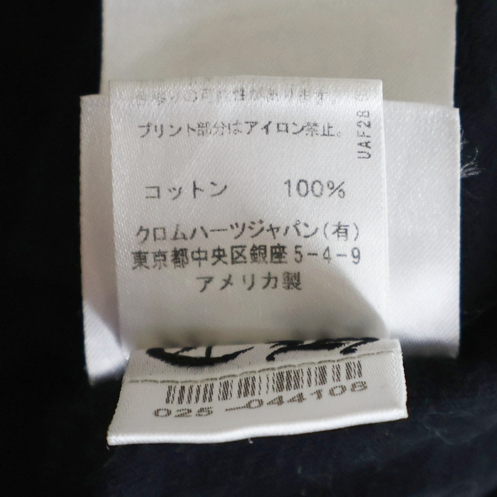 CHROME HEARTS(クロムハーツ) BACK ARCH USA LOGO TEE バックアーチロゴプリント クルーネック半袖Tシャツ カットソー ブラック