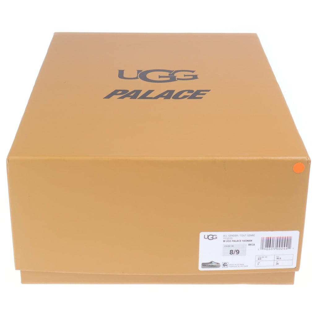 UGG(アグ) 24AW ×PALACE TASMAN SLIPPER BLACK CAMO パレス ブラックカモ 刺繍デザイン タスマンスリッパ ミュール ブラック/パープル 1172070-BKCA