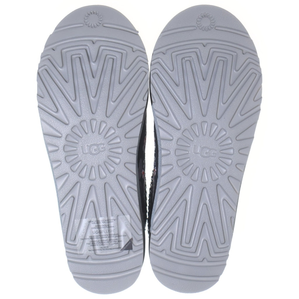 UGG(アグ) 24AW ×PALACE TASMAN SLIPPER BLACK CAMO パレス ブラックカモ 刺繍デザイン タスマンスリッパ ミュール ブラック/パープル 1172070-BKCA