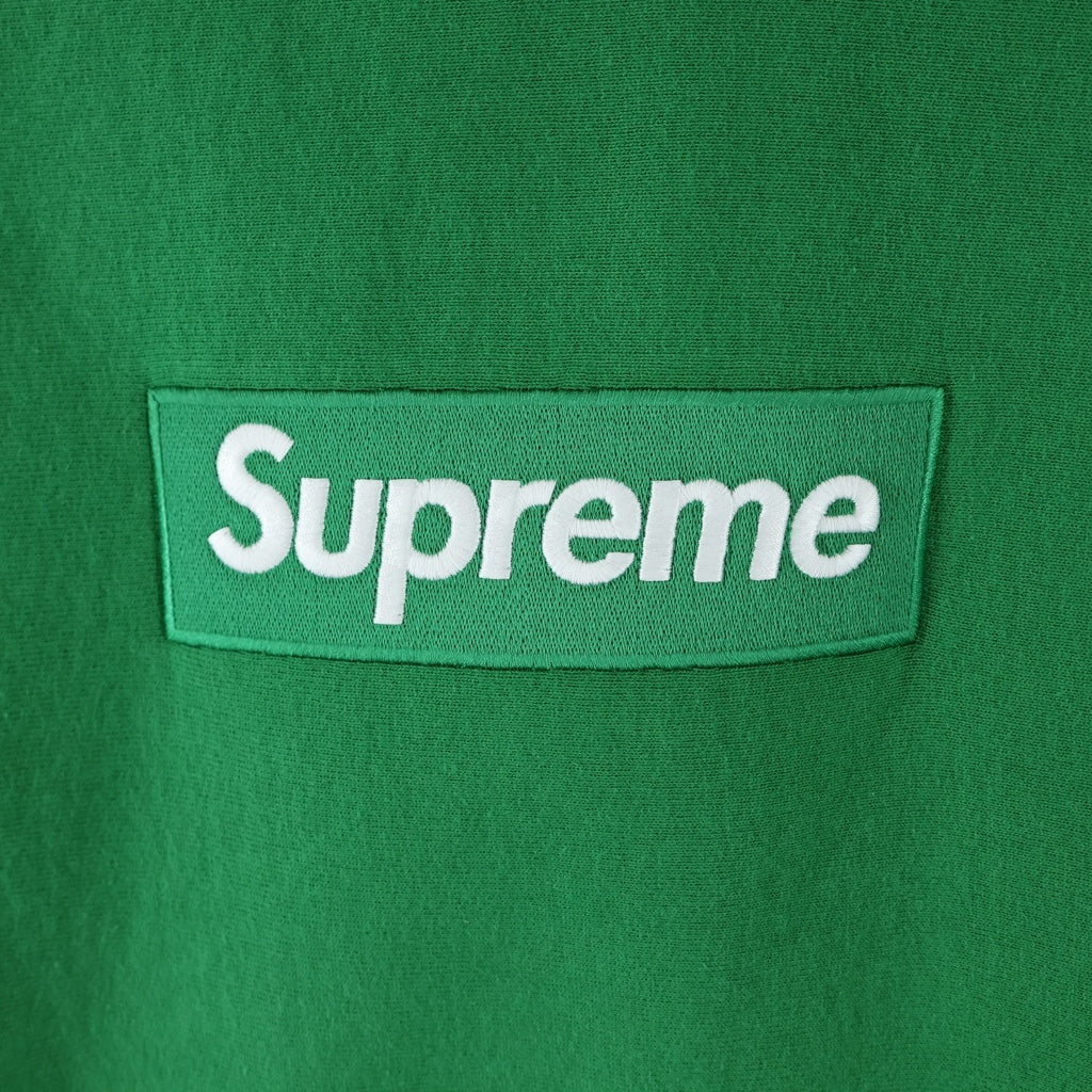 SUPREME(シュプリーム) 24AW Box Logo Hooded Sweatshirt ボックスロゴ スウェットプルオーバーパーカー フーディー グリーン