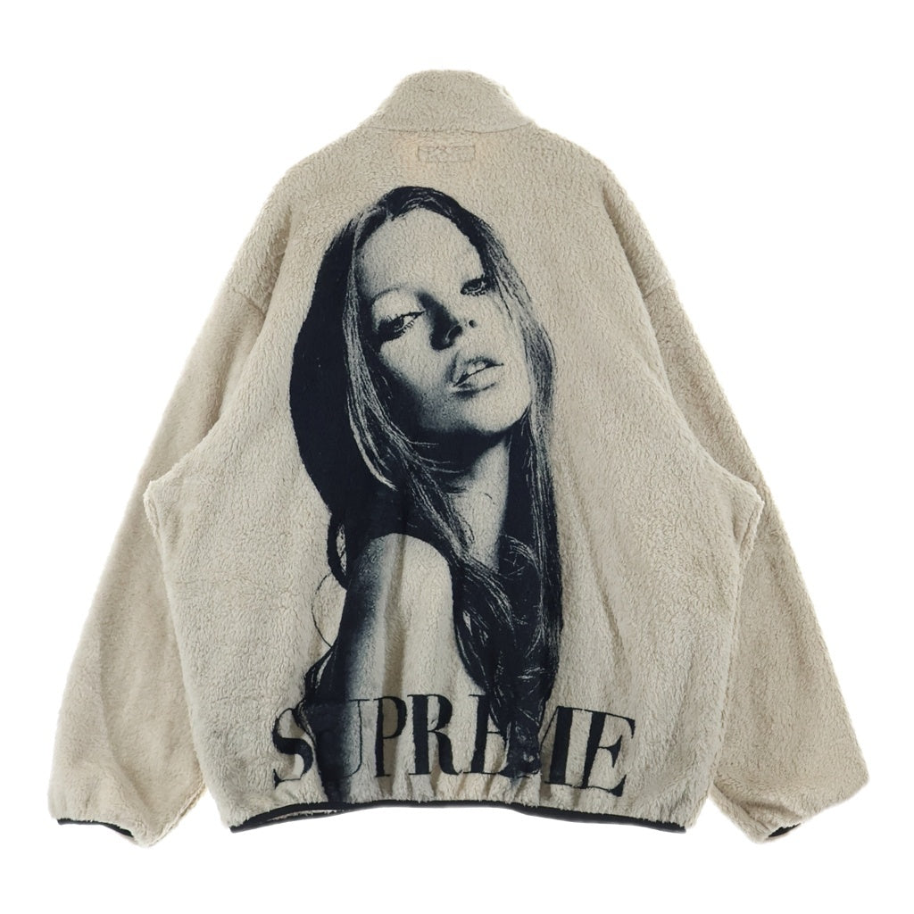 SUPREME(シュプリーム) 24AW Kate Moss Fleece Jacket ケイトモス ジップアップフリースジャケット ホワイト