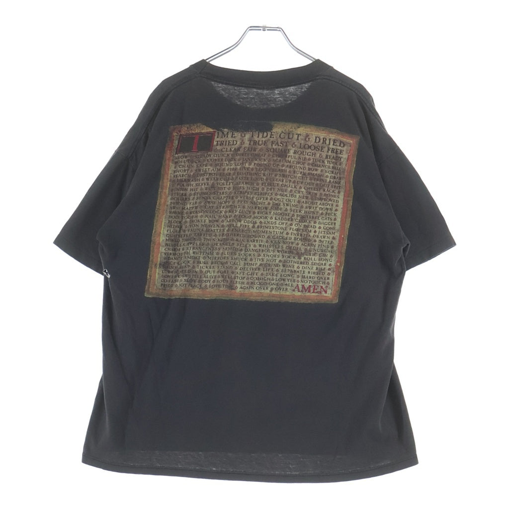 VINTAGE(ヴィンテージ) 90S RUSH COUNTERPARTS 1993 TEE ラッシュ カウンターパート 両面プリントTシャツ 半袖クルーネックカットソー ブラック