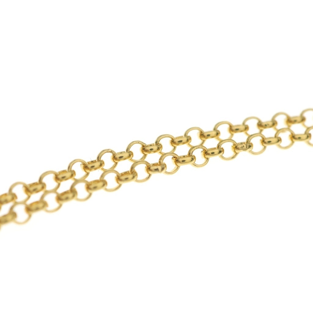 CHROME HEARTS(クロムハーツ) 22K NECKCHAIN R16 ロールチェーンネックレス 16inch ゴールド