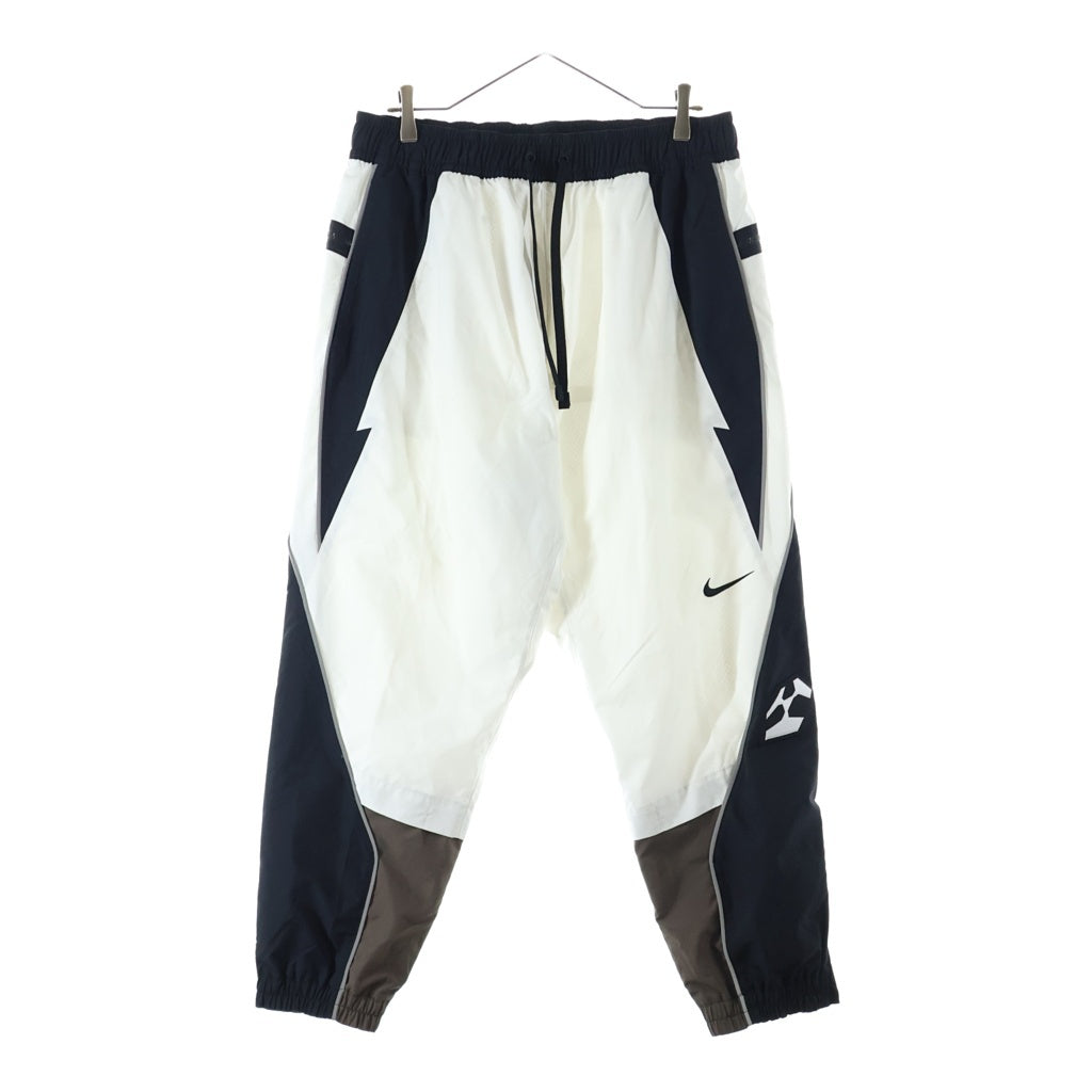 NIKE(ナイキ) 21AW ×ACRONYM WOVEN PANTS アクロニウム ウーブン ナイロントラックパンツ ホワイト/ブラック CZ4672-100