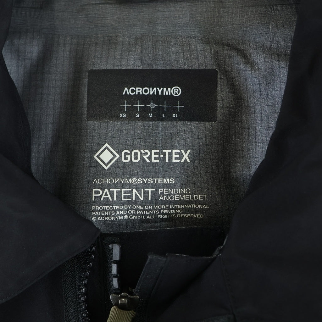 ACRONYM(アクロニウム) 20SS 3L GORE-TEX PRO INTEROPS JACKET 3レイヤー ゴアテックス プロ インターロップジャケット ロングコート ブラック J1B-GT
