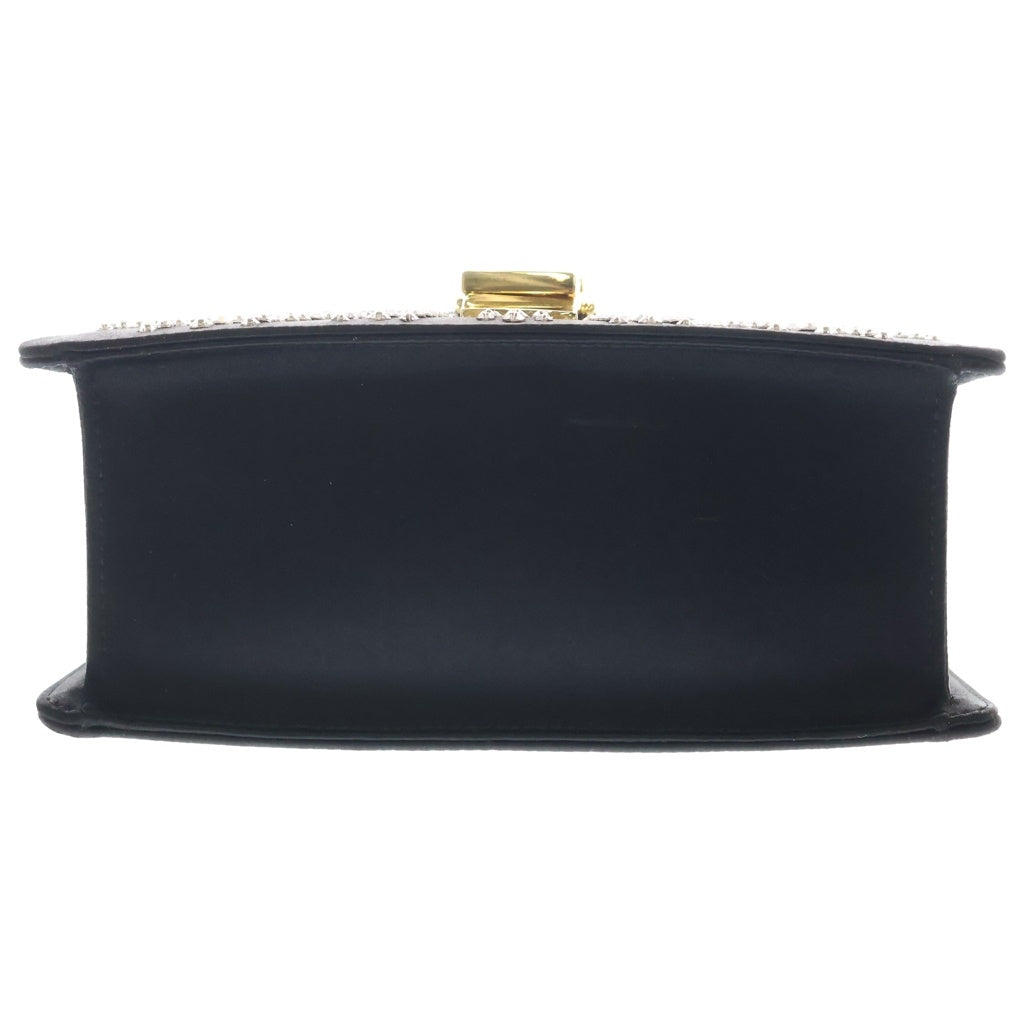 GUCCI(グッチ) シェリーライン シルヴィ ライントーン装飾 2WAY ショルダー ハンドバッグ ゴールド金具 ブラック 470270 493075 レディース