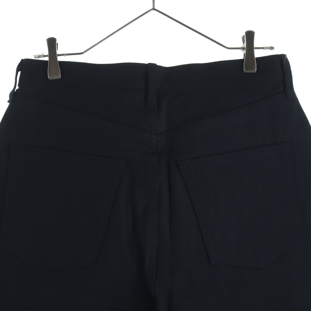 HYKE(ハイク) TWILL SHORTS ボタンフライツイルショーツ ハーフパンツ ブラック 13385