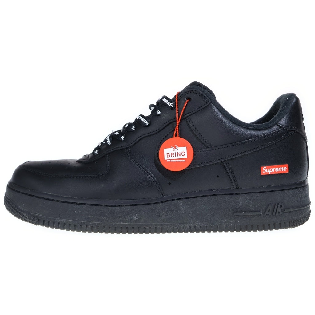 NIKE(ナイキ) ×SUPREME AIR FORCE1 シュプリーム エアフォース1 ローカットスニーカー ブラック US9.5/27.5cm CU9225-001