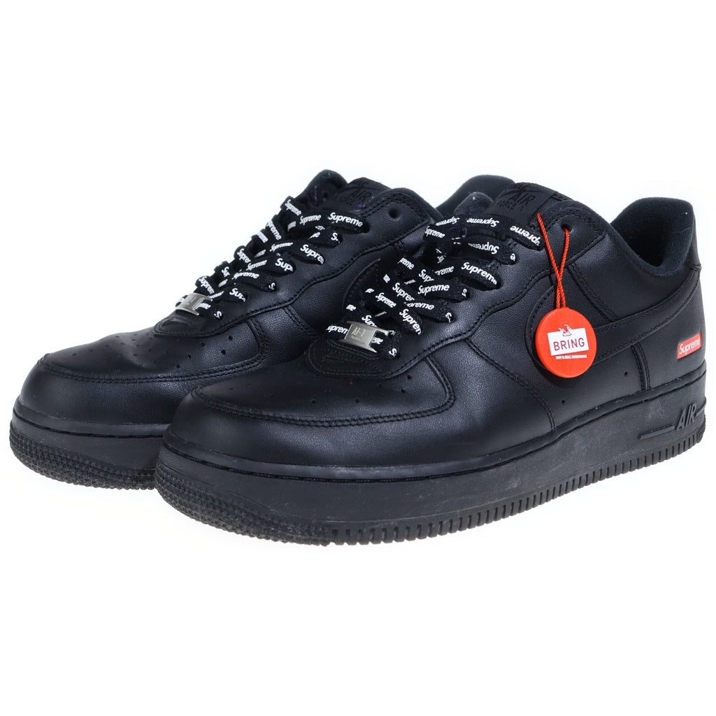 NIKE(ナイキ) ×SUPREME AIR FORCE1 シュプリーム エアフォース1 ローカットスニーカー ブラック US9.5/27.5cm CU9225-001