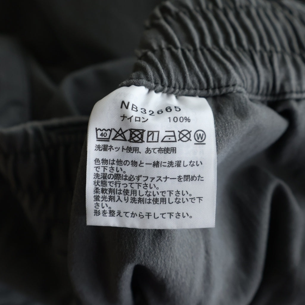 THE NORTH FACE(ザノースフェイス) GAR FADED BAGGY PANT フェーデッド ナイロンドローストリングバギーパンツ グレー NB32665