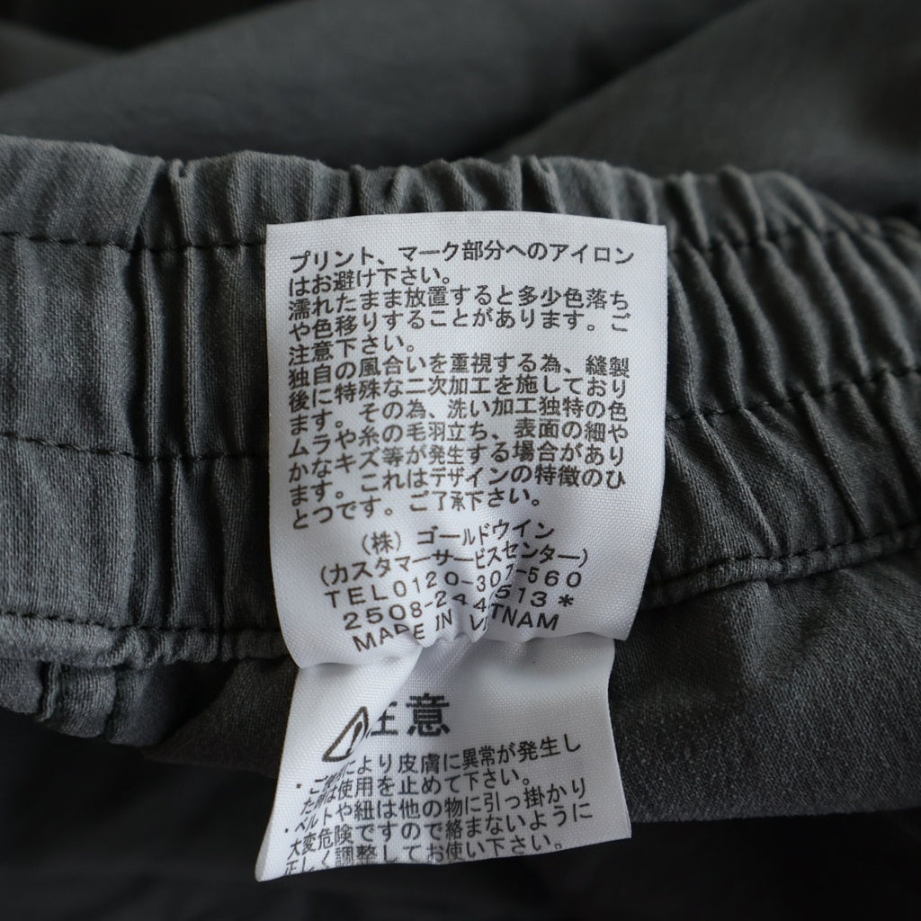 THE NORTH FACE(ザノースフェイス) GAR FADED BAGGY PANT フェーデッド ナイロンドローストリングバギーパンツ グレー NB32665