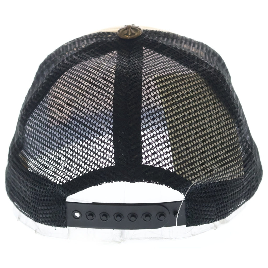 CHROME HEARTS(クロムハーツ) TRUCKER CAP トラッカーキャップ CHパッチクロスボール付メッシュキャップ ブラック/ホワイト