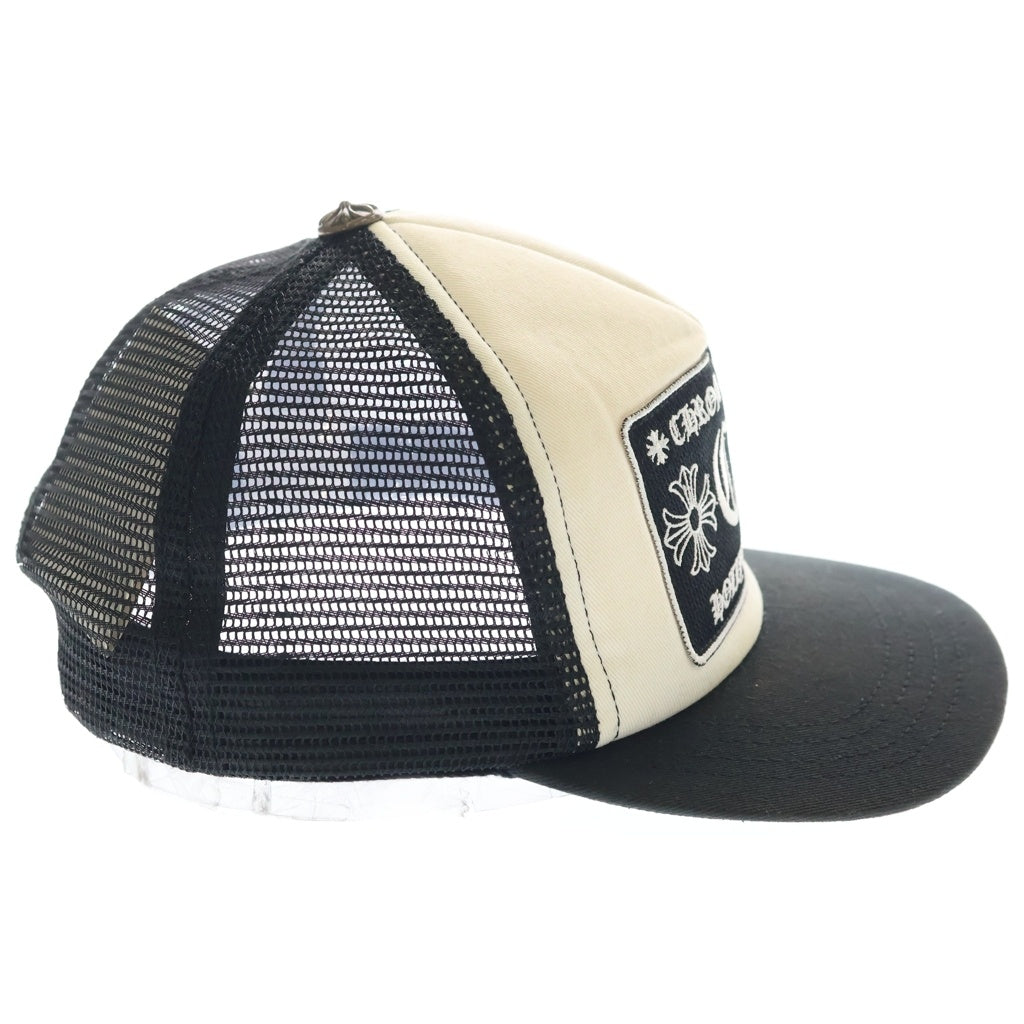 CHROME HEARTS(クロムハーツ) TRUCKER CAP トラッカーキャップ CHパッチクロスボール付メッシュキャップ ブラック/ホワイト