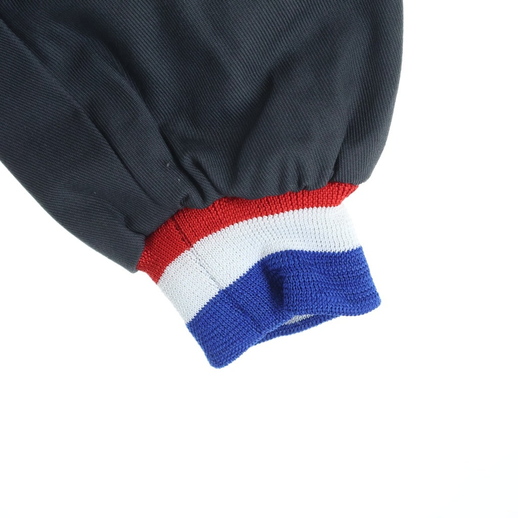 JH Design(ジェイエイチデザイン) ワッペンデザイン スナップボタン レーシングジャケット ネイビー