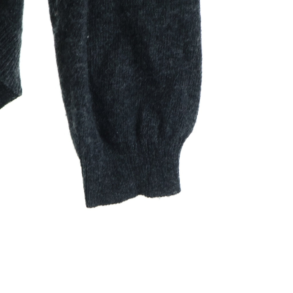Maison Martin Margiela(メゾンマルタンマルジェラ) 本人期 イタリア製 アシンメトリー ウール Vネックニットセーター グレー 31 YM113