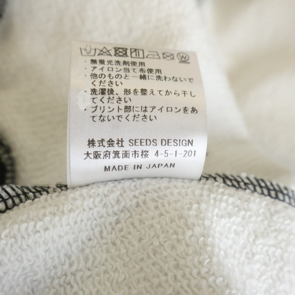 TALKING ABOUT THE ABSTRACTION(トーキング アバウト ザ アブストラクション) CHALES PHOTO PARKA チャールズ フォト プルオーバースウェットパーカー フーディー グレー SS-PPK-001A