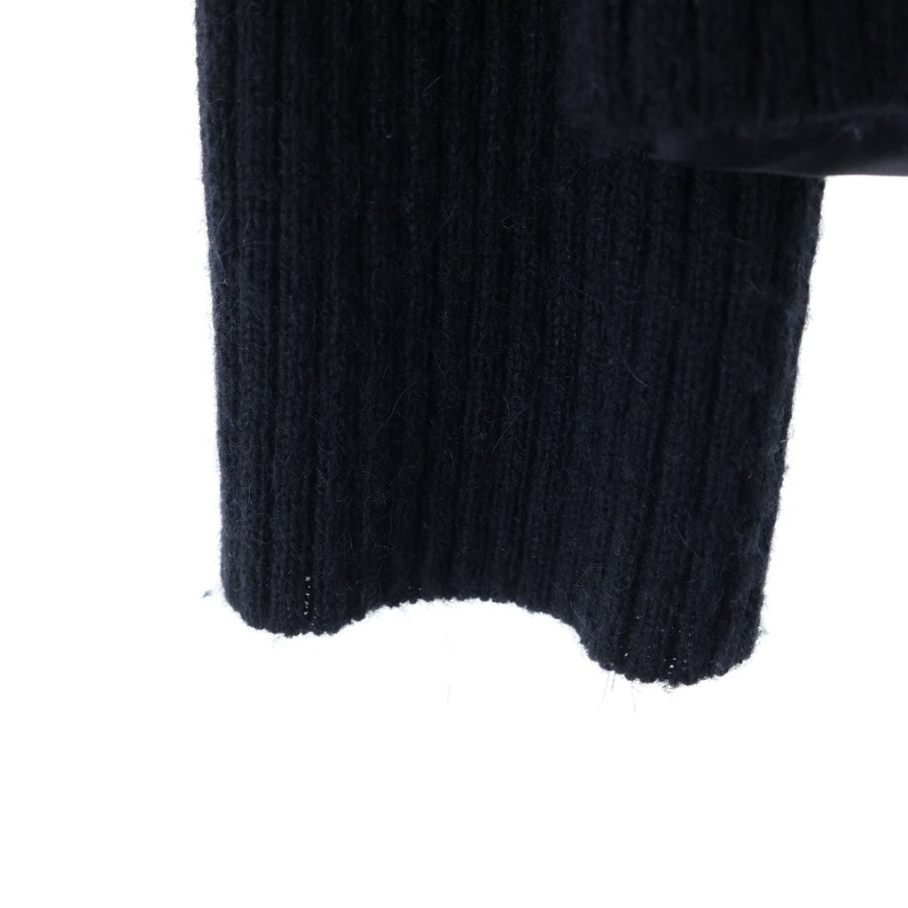 UNDERCOVER(アンダーカバー) 06AW GURUGURU期 フリルデザイン ニット切り替え 長袖ブラウス レディース ブラック 6A7-J7