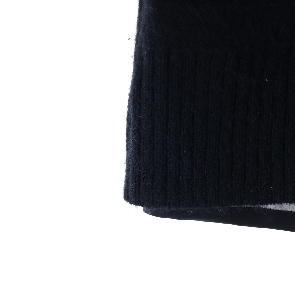UNDERCOVER(アンダーカバー) 06AW GURUGURU期 フリルデザイン ニット切り替え 長袖ブラウス レディース ブラック 6A7-J7