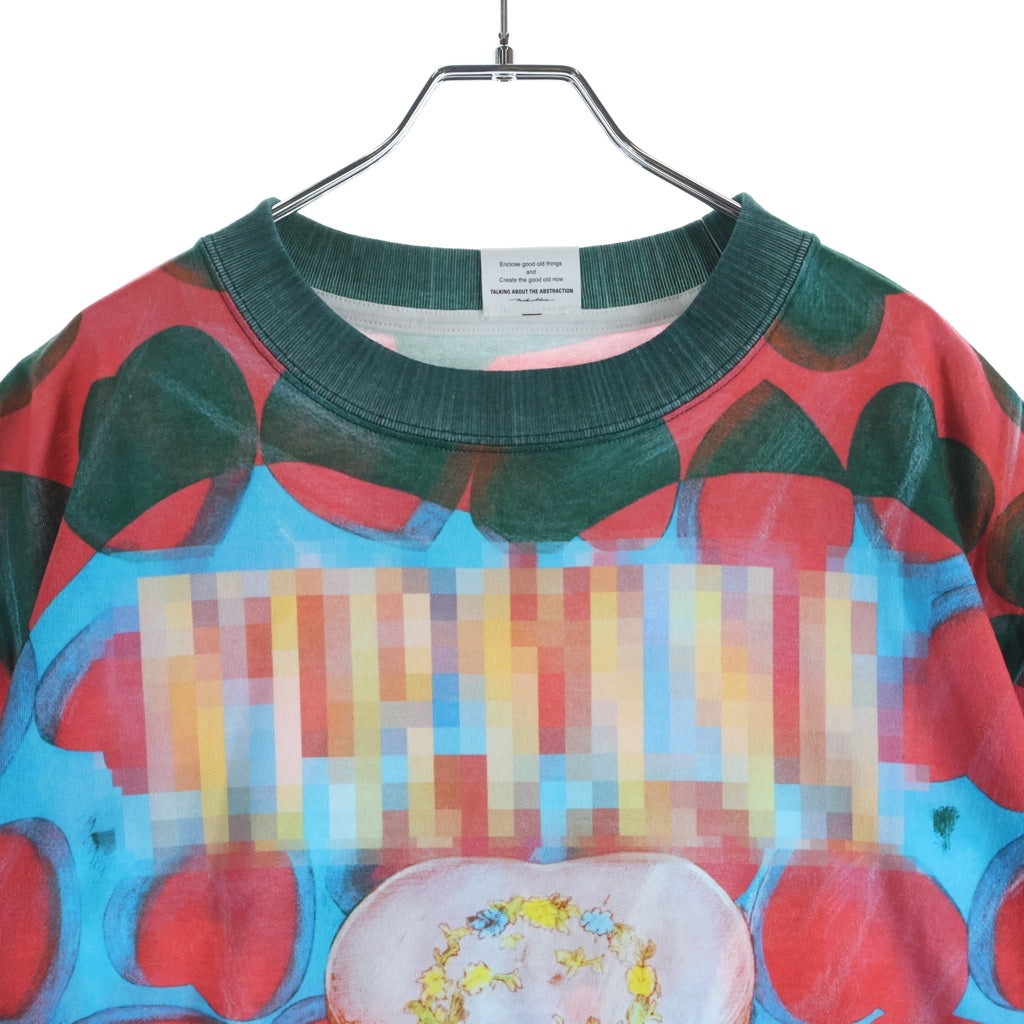 TALKING ABOUT THE ABSTRACTION(トーキング アバウト ザ アブストラクション) 25SS ART REPLICA T-SHIRT アート レプリカ クルーネック半袖Tシャツ カットソー マルチカラー NPT-T-001