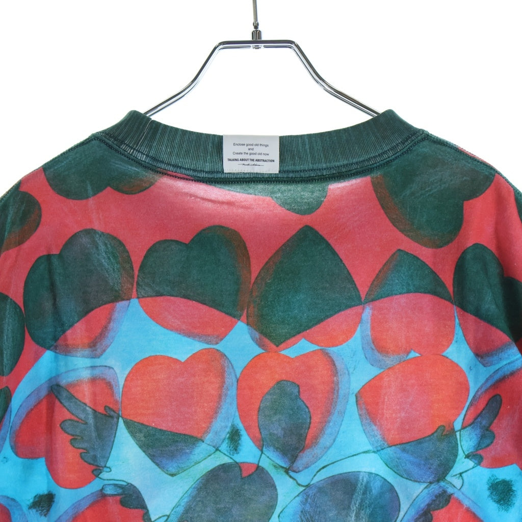 TALKING ABOUT THE ABSTRACTION(トーキング アバウト ザ アブストラクション) 25SS ART REPLICA T-SHIRT アート レプリカ クルーネック半袖Tシャツ カットソー マルチカラー NPT-T-001