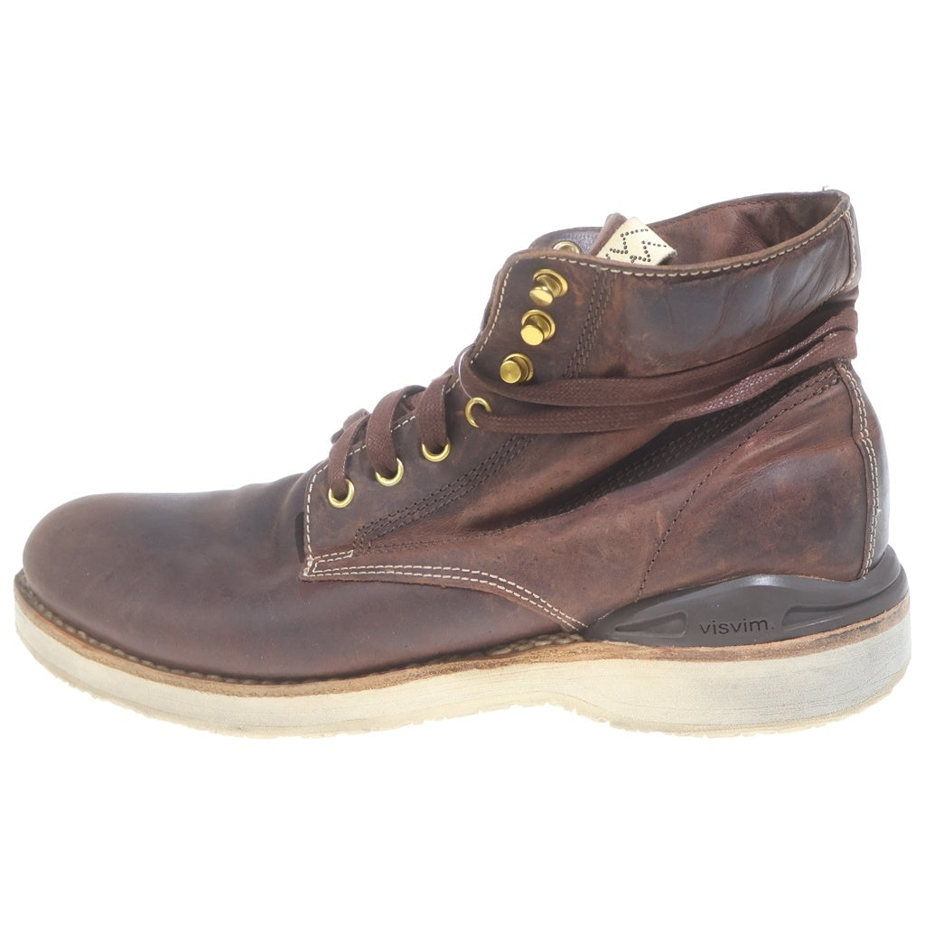 VISVIM(ヴィスヴィム) VIRGIL BOOTS ヴァージル レースアップ レザーブーツ ブラウン