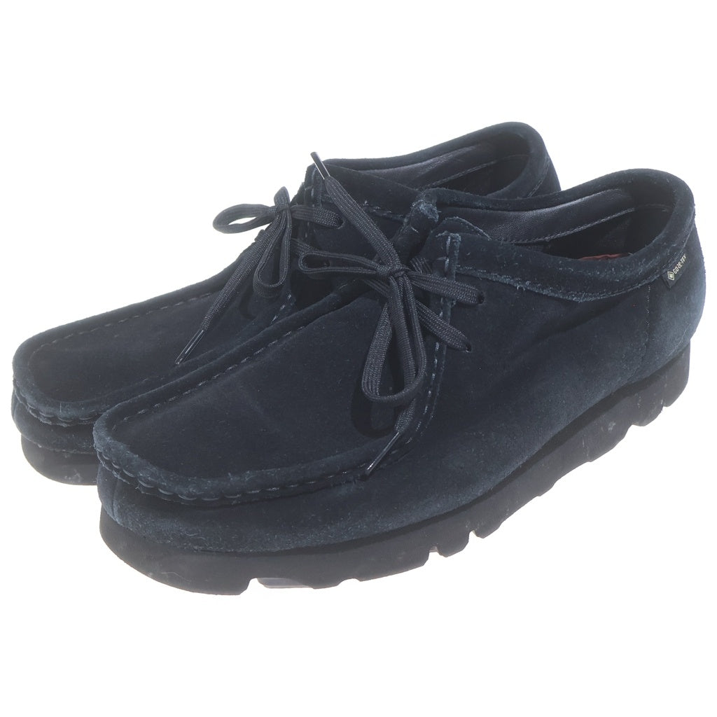 Clarks(クラークス) WALLABEE GORE-TEX ワラビー ゴアテックス スウェード モカシンブーツ ブラック 261494497075