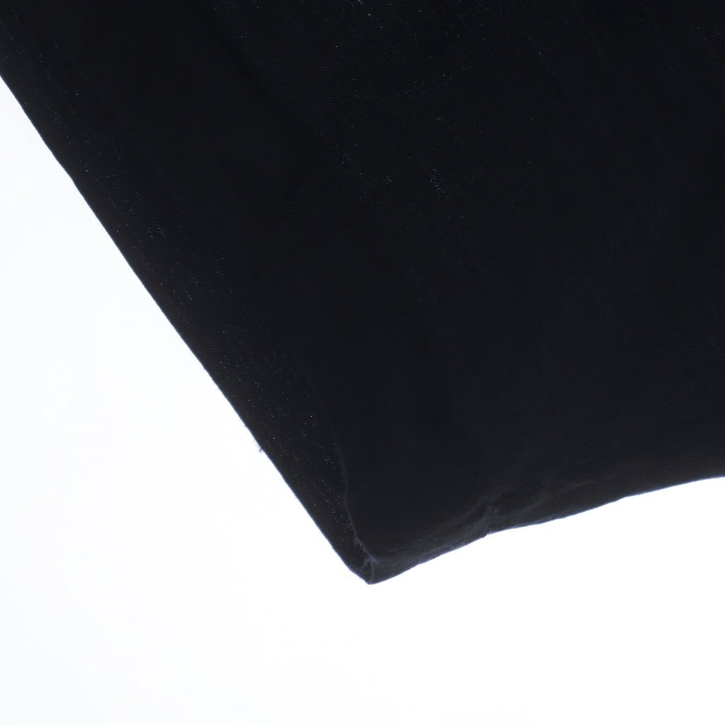 COMOLI(コモリ) 23SS シルク混 ウール 半袖 オープンカラーシャツ ネイビー X01-02019