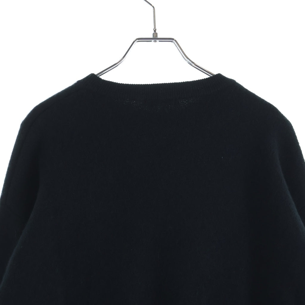BODHI(ボーディー) PREMIUM CASHMERE SWEAT プレミアム カシミア クルーネックニットセーター ブラック BD11001