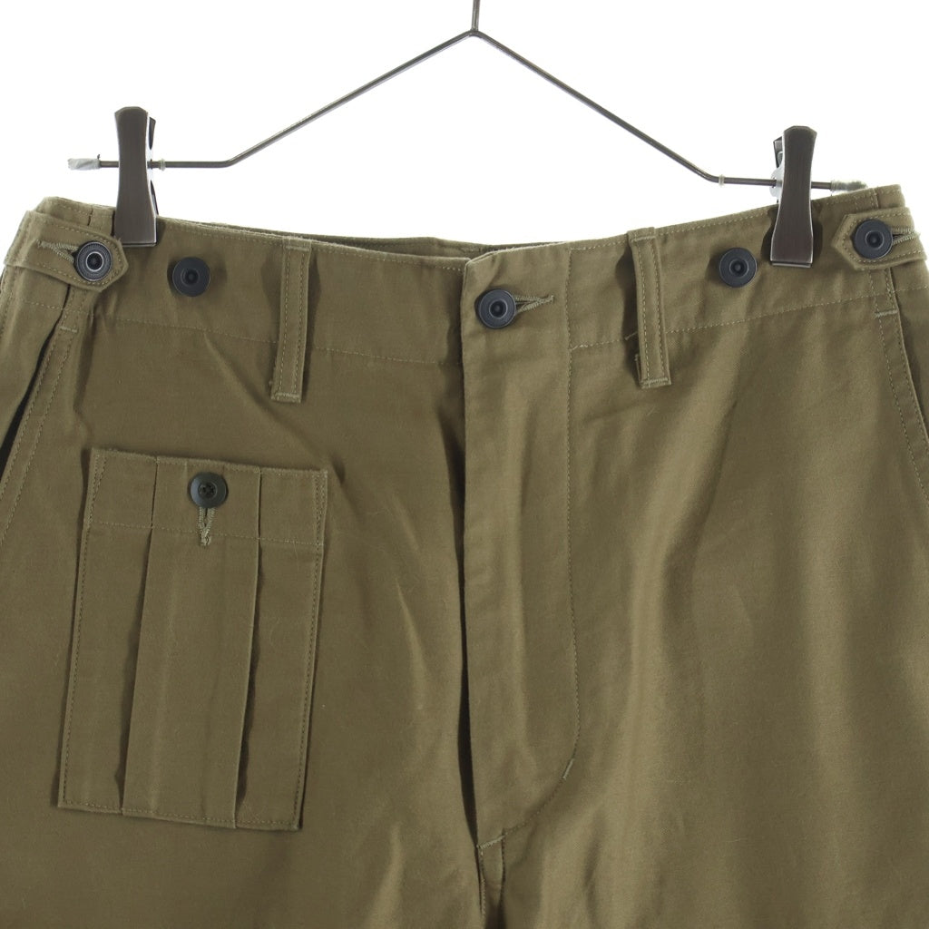 NIGEL CABOURN(ナイジェルケーボン) 25SS ARMY CARGO SHORT アーミー カーゴショーツ ハーフパンツ カーキ 8050-00-51012