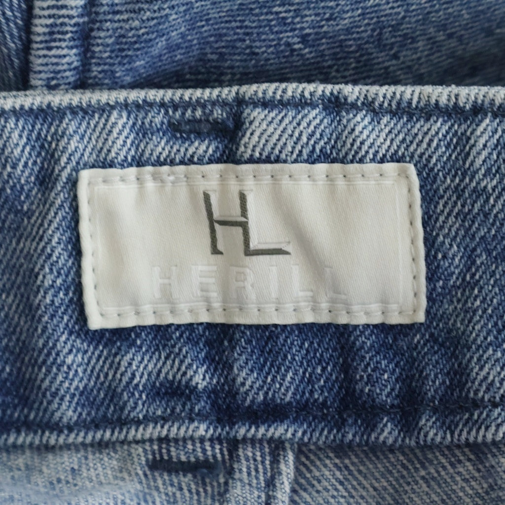 NO BRAND(ノーブランド) HERILL (ヘリル) 22SS HL DENIM CARGOSHORTS デニム カーゴショーツ ハーフパンツ インディゴ 22-030-HL-8110-1