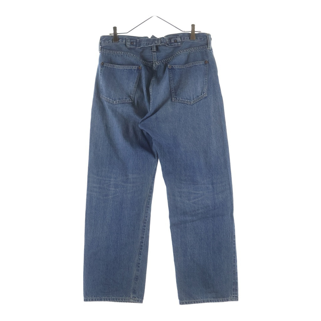 A.PRESSE(アプレッセ) 24AW No.2 WASHED DENIM PANTS ウォッシュド ボタンフライデニムパンツ インディゴ AP-4008