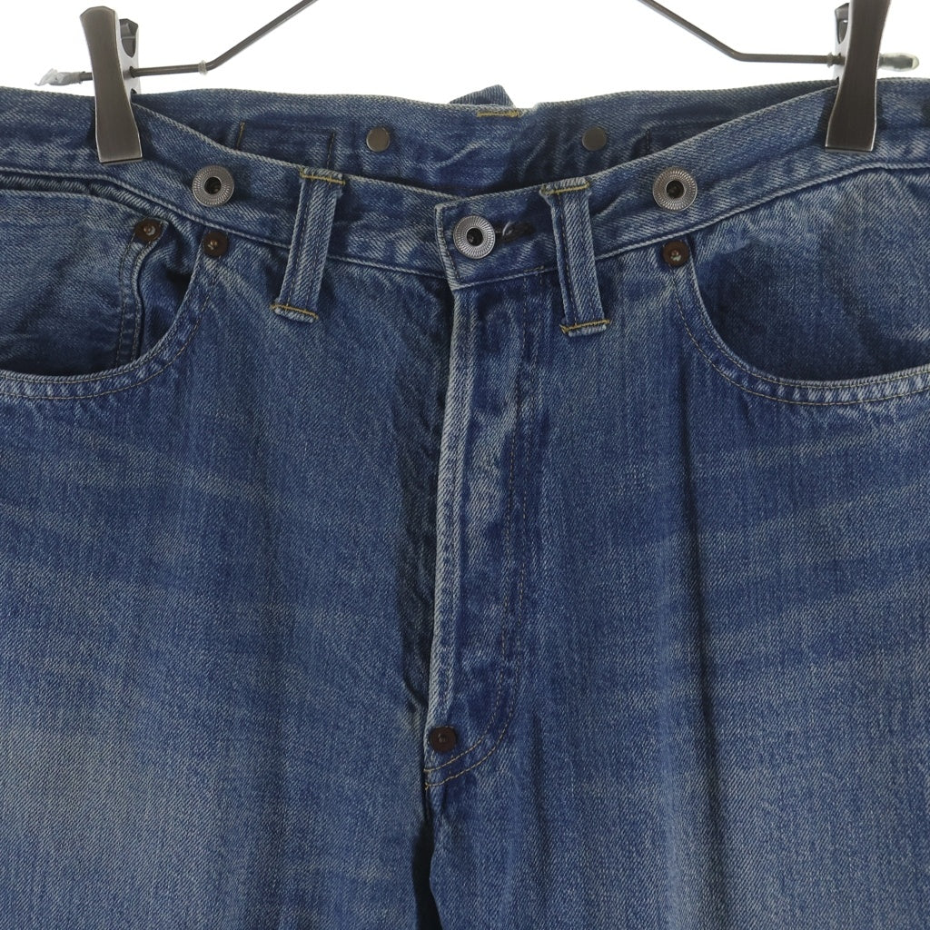A.PRESSE(アプレッセ) 24AW No.2 WASHED DENIM PANTS ウォッシュド ボタンフライデニムパンツ インディゴ AP-4008