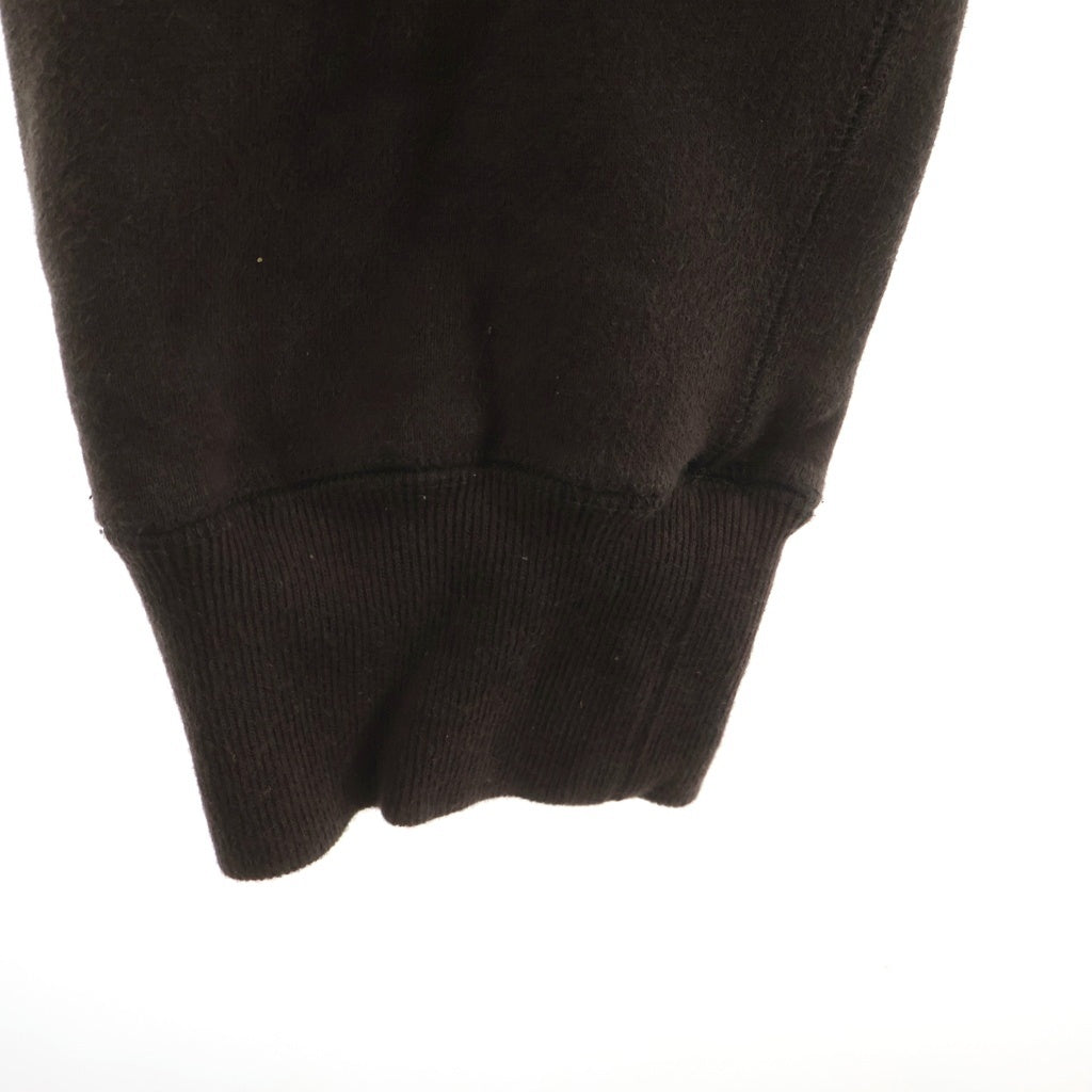 cvtvlist(カタリスト) YOU HAVE TO CREWNECK フロントロゴ刺繍 両面プリント クルーネックスウェットトレーナー ブラウン 2201120301