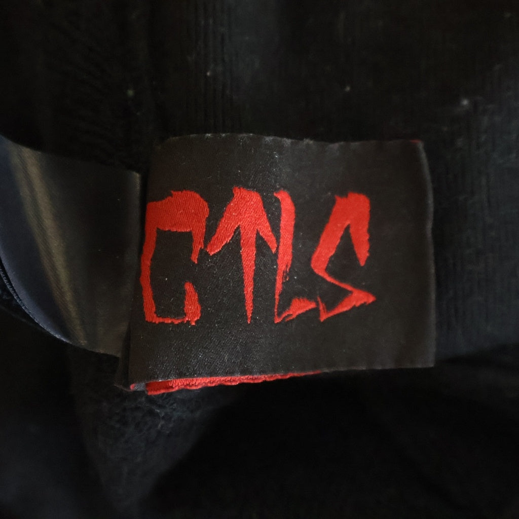 cvtvlist(カタリスト) BORN CRUSHER HOODIE ボーンクラッシャー 両面プリント プルオーバースウェットパーカー フーディー ブラック 2101120307