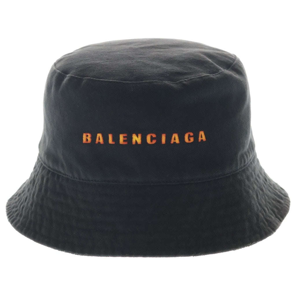 BALENCIAGA(バレンシアガ) 24AW BUCKET HAT UNITYロゴ刺繍 コットンバケットハット ブラック 794893 410B2