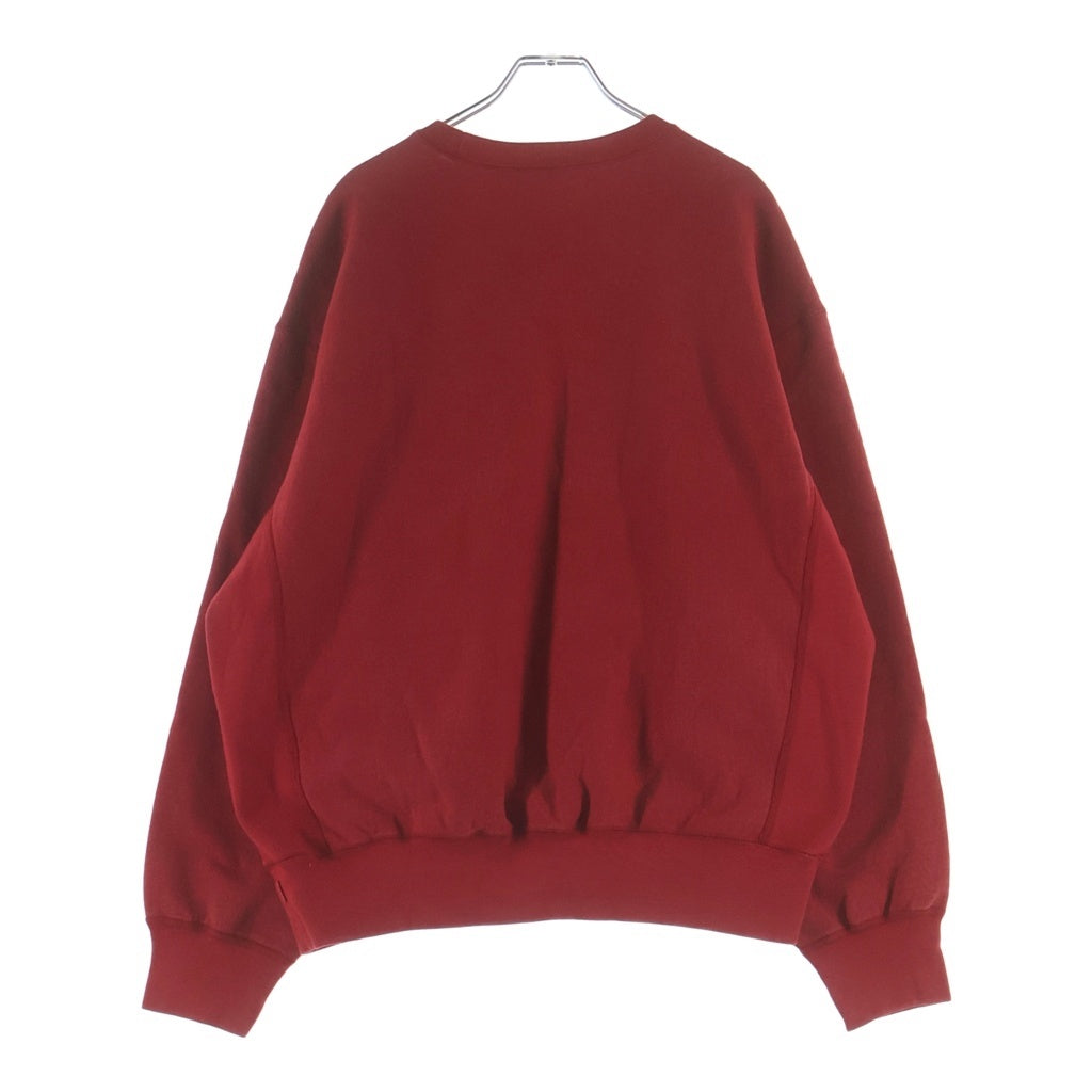 SUPREME(シュプリーム) 25SS Washed Box Logo Crewneck ウォッシュド ボックスロゴ クルーネックスウェットトレーナー レッド