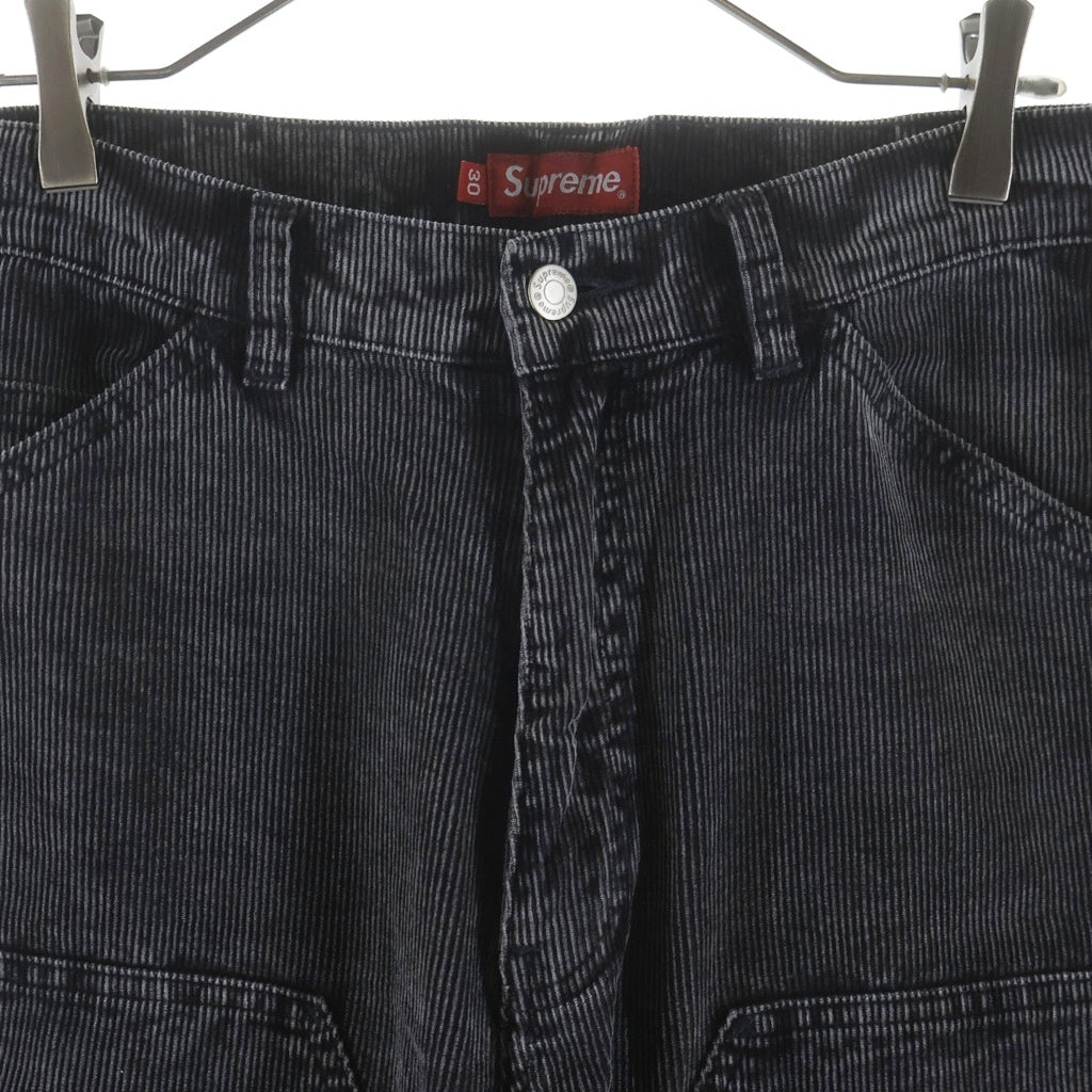 SUPREME(シュプリーム) 21SS Double Knee Painter Pant Corduroy ダブルニー コーデュロイ ペインターパンツ ブラック