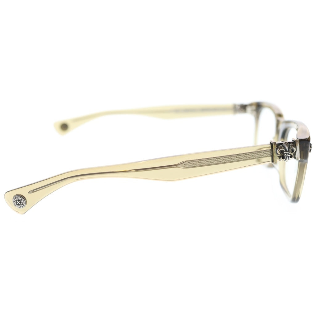 CHROME HEARTS(クロムハーツ) GITTIN ANY?-A ウェリントンフレーム BSフレアテンプル クリア サングラス メガネ ブラウン