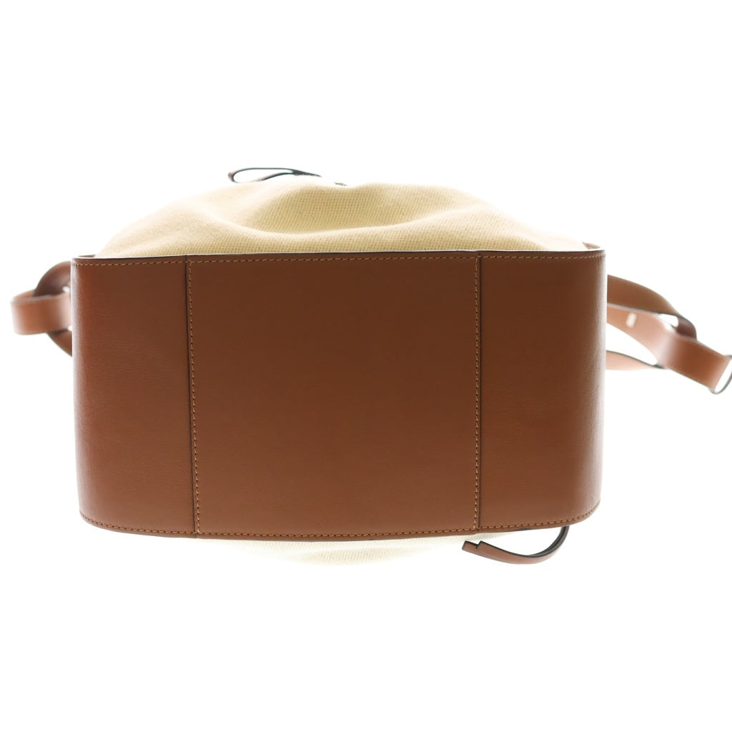 LOEWE(ロエベ) HAMMOCK SMALL LEATHER HAND BAG ハンモック スモール レザー ハンド ショルダーバッグ 2WAY シルバー金具 アイボリー/ホワイト レディース
