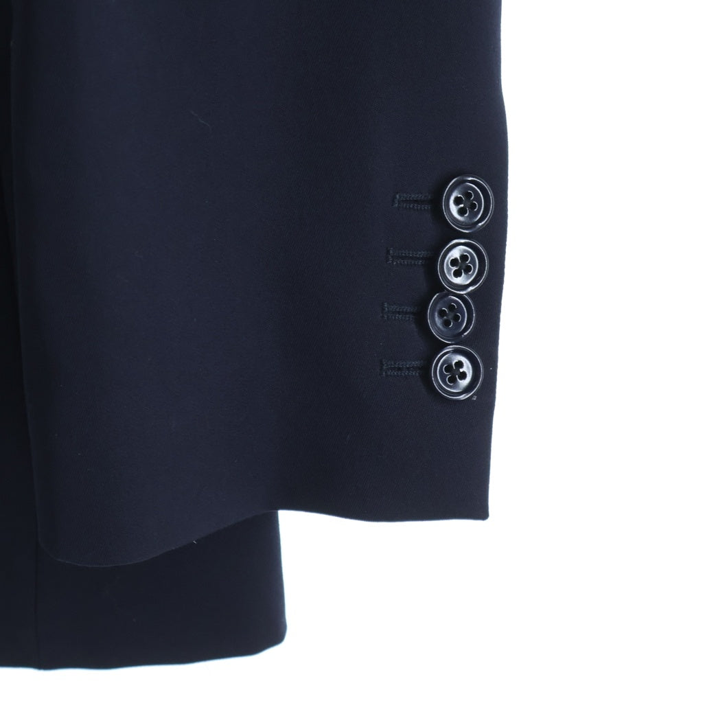 DRIES VAN NOTEN(ドリスヴァンノッテン) DOUBLE BREASTED TAILORED JACKET ダブルブレスト ウール テーラードジャケット ネイビー 71-07-91-07005