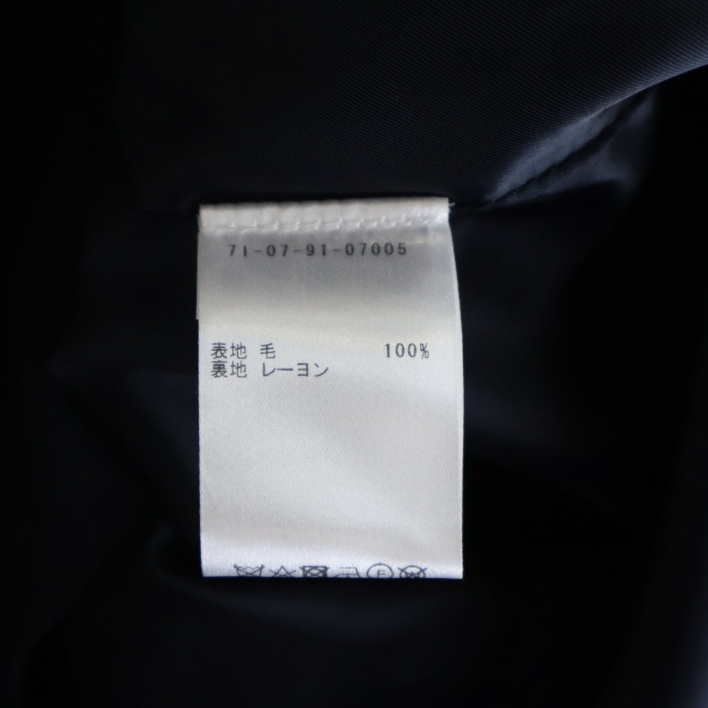 DRIES VAN NOTEN(ドリスヴァンノッテン) DOUBLE BREASTED TAILORED JACKET ダブルブレスト ウール テーラードジャケット ネイビー 71-07-91-07005