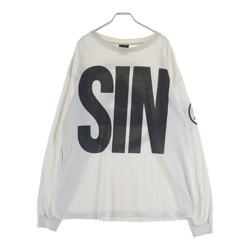 SAINT MICHAEL(セントマイケル) 21AW LS TEE SIN シン 両面プリントT 