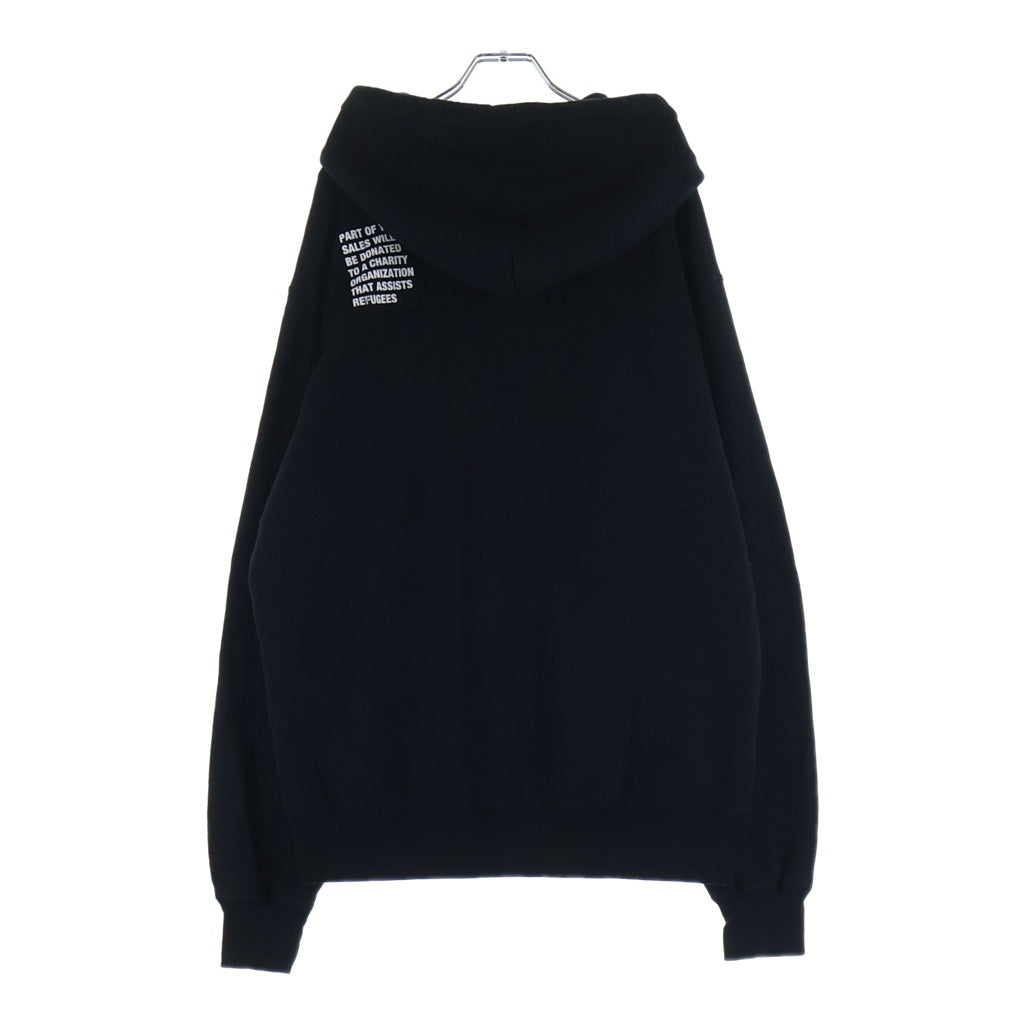 UNDERCOVER(アンダーカバー) 20SS ×MARS PATCH CUSTOM HOODIE マーズ パッチカスタム プルオーバースウェットパーカー フーディー ブラック UCY9801