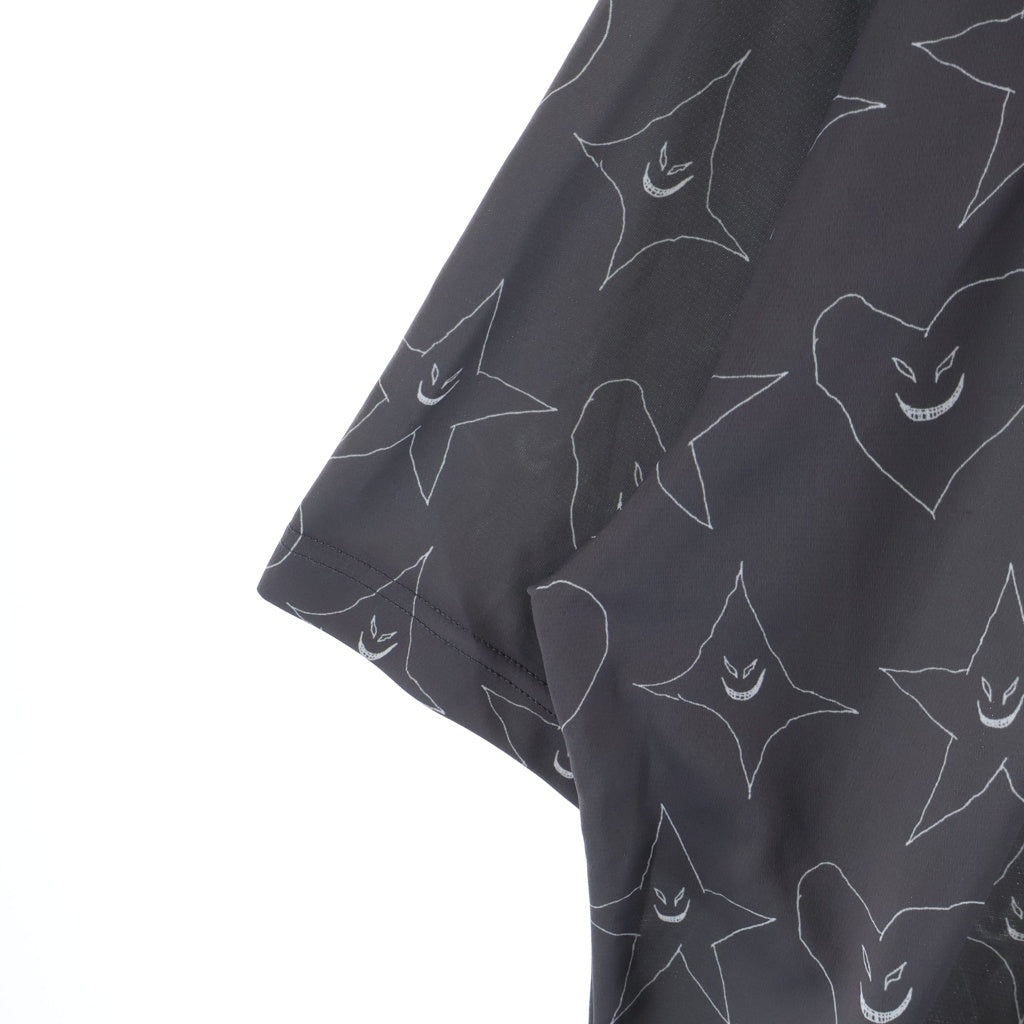 KIDILL(キディル) 25SS ×UMBRO GAME SHIRT アンブロ イラスト総柄 半袖ゲームシャツ グレー KL917