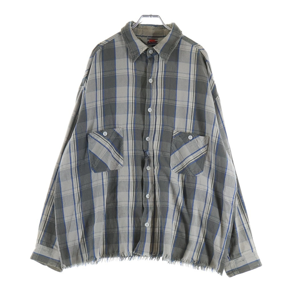 SAINT MICHAEL(セントマイケル) 22AW ×Shermer Academy FRANNEL SHIRT 