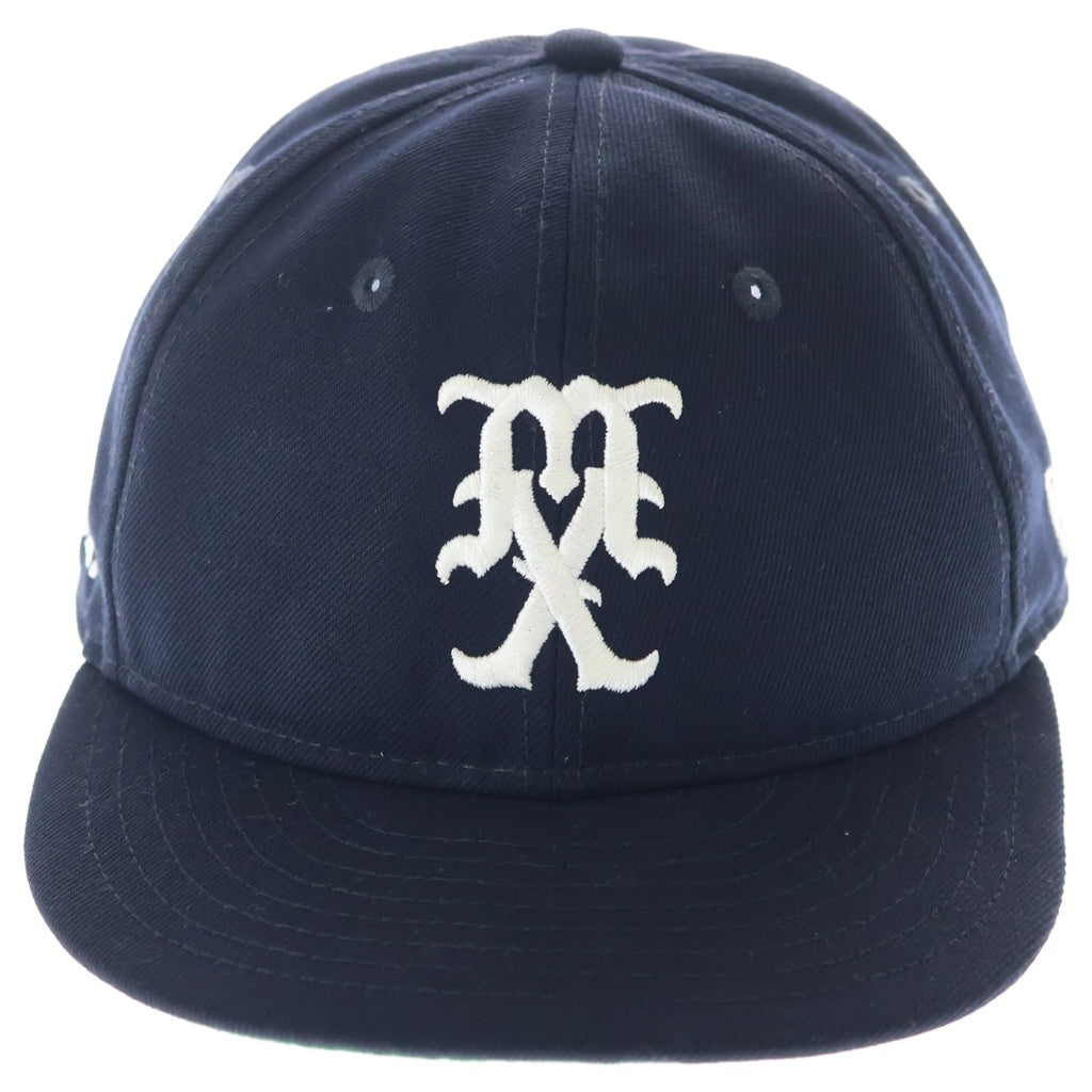 SAINT MICHAEL(セントマイケル) 24SS ×NEW ERA NE_CAP / MX / NAVY ニューエラ ロゴ刺繍 ベースボールキャップ 帽子 ネイビー SM-YS8-0000-C57