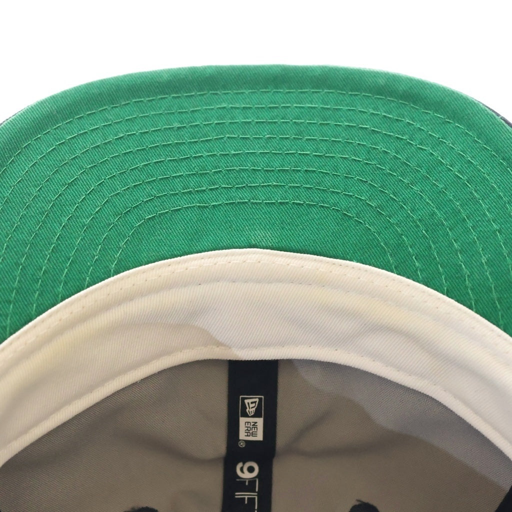 SAINT MICHAEL(セントマイケル) 24SS ×NEW ERA NE_CAP / MX / NAVY ニューエラ ロゴ刺繍 ベースボールキャップ 帽子 ネイビー SM-YS8-0000-C57