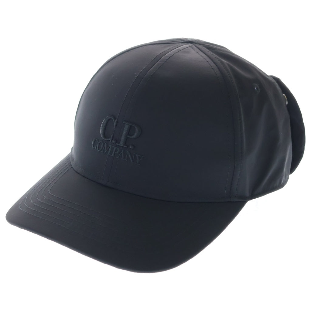 C.P. Company(シーピーカンパニー) Chrome-R Goggle Cap バックゴーグル ロゴ刺繍 キャップ 帽子 ブラック 19CMAC116A-005904A