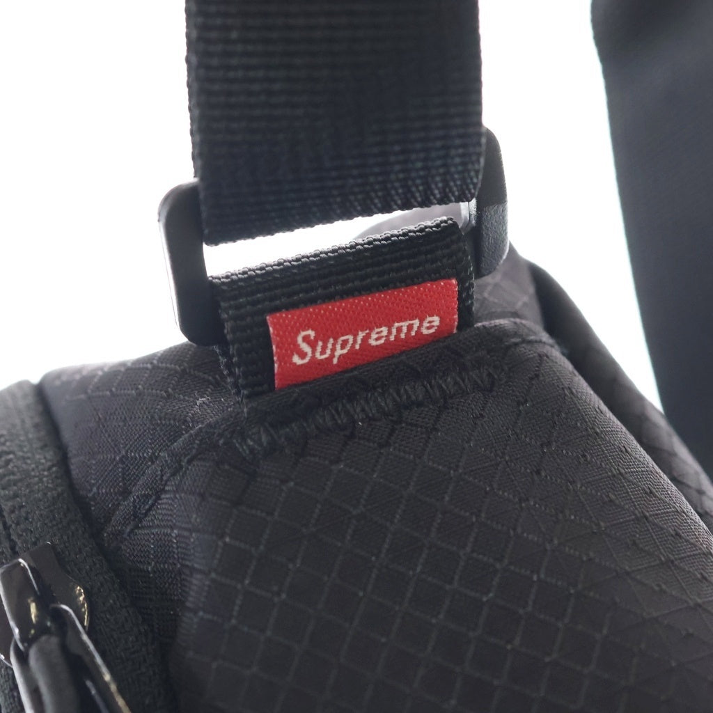 SUPREME(シュプリーム) 22SS Side Bag コーデュラ リップストップ ナイロンサイドバック ショルダーバッグ ブラック
